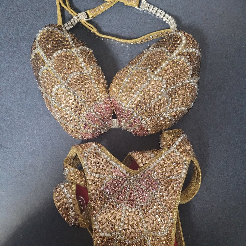 Suits by Amy fully encrusted with Swarovski crystals